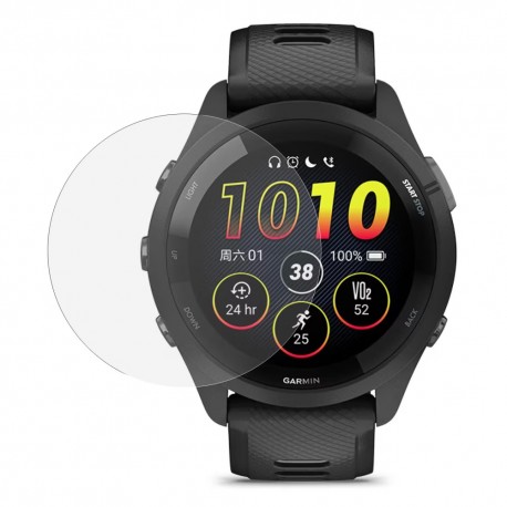 H&auml;rdat Glas 0.2mm 9H f&ouml;r Garmin Forerunner 265s-Garmin Forerunner 265s-Shockproof.se