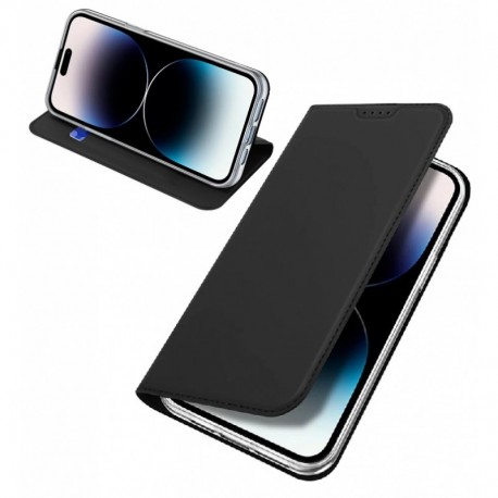 iPhone 15 Pro Max Dux Ducis Flipfodral Skin Pro med Kortfack-iPhone 15 Pro Max-Shockproof.se