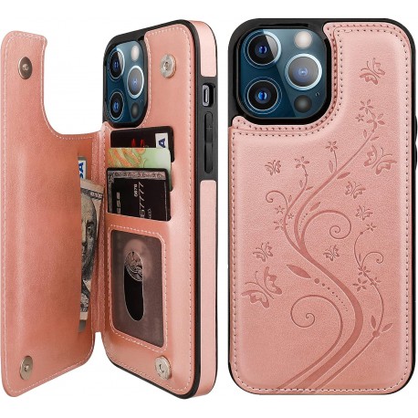 iPhone 15 Pro Max St&ouml;tt&aring;ligt Skal Korth&aring;llare 3-FACK Flippr V2-iPhone 15 Pro Max-Shockproof.se