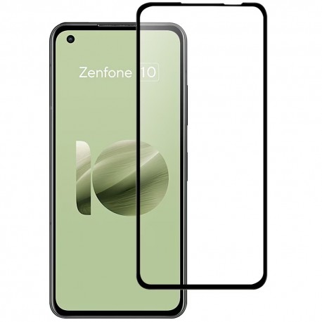 Zenfone 10 5G H&auml;rdat Glas 0.26mm 2.5D 9H Fullframe-Zenfone 10 5G-Shockproof.se