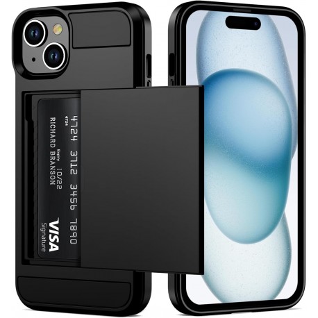 iPhone 14 Plus St&ouml;tt&aring;ligt Skal med Kortfack-iPhone 14 Plus-Shockproof.se