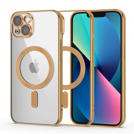 St&ouml;tt&aring;ligt MagSafe Kompatibelt Skal iPhone 13 Mini - Guld-iPhone 13 Mini-Shockproof.se