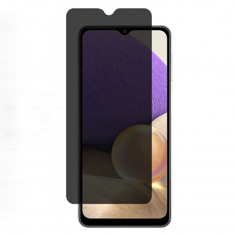 Samsung Galaxy A05s Privacy H&auml;rdat glas 0.26mm 2.5D 9H-Samsung A05s-Shockproof.se