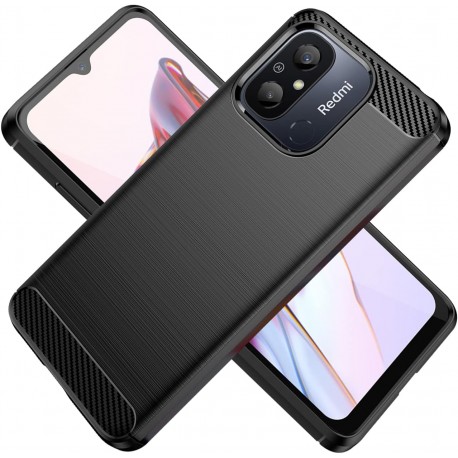 Xiaomi Redmi 12C St&ouml;tt&aring;ligt Skal SlimCarbon-Xiaomi Redmi 12C-Shockproof.se