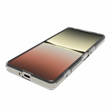 Xperia 5 V St&ouml;tt&aring;ligt Genomskinligt Skal Simple-Xperia 5 V-Shockproof.se