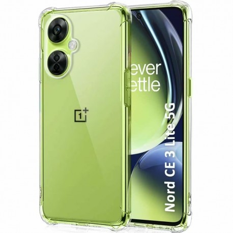 OnePlus Nord CE 3 Lite 5G St&ouml;tt&aring;ligt Skal med F&ouml;rst&auml;rkta H&ouml;rn-OnePlus Nord CE 3 Lite 5G-Shockproof.se