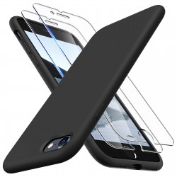 Gummibelagt Stilrent Skal 3in1 iPhone 7 Plus / 8 Plus - Svart