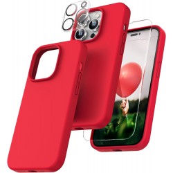 Gummibelagt Stilrent Skal 3in1 iPhone 11 Pro - Röd