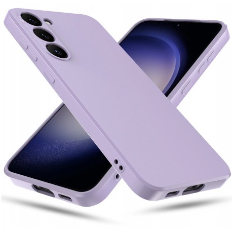 Samsung S22 Plus Gummibelagd Matt Skal Kameraskydd Liquid - Lila-Samsung S22 Plus-Shockproof.se