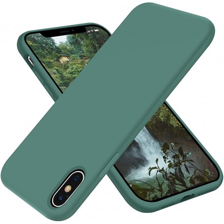 Gummibelagt Stöttåligt Skal iPhone XS Max - Grön-iPhone XS Max-Shockproof.se