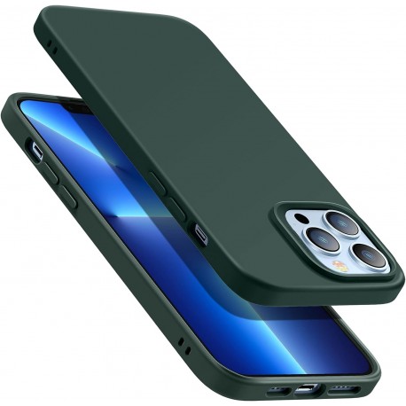 Gummibelagt St&ouml;tt&aring;ligt Skal iPhone 15 Pro Max - Gr&ouml;n-iPhone 15 Pro Max-Shockproof.se