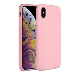 Gummibelagt Stöttåligt Skal iPhone X / XS - Rosa