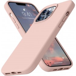 Gummibelagt Stöttåligt Skal iPhone 13 Pro Max - Rosa
