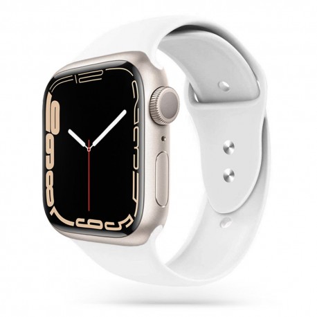 Apple Watch 38/40/41mm Slitstark Silikon Armband Walkr - Vit-Apple Watch 41mm -Shockproof.se