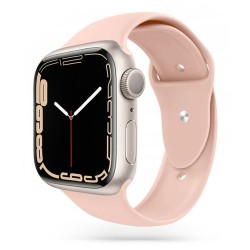 Apple Watch 42/44/45/49mm Slitstark Silikon Armband Walkr - Rosa