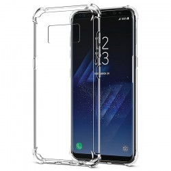 Samsung S8 Plus Shockproof Flexible Transparent Soft TPU Case [Anti Slip]