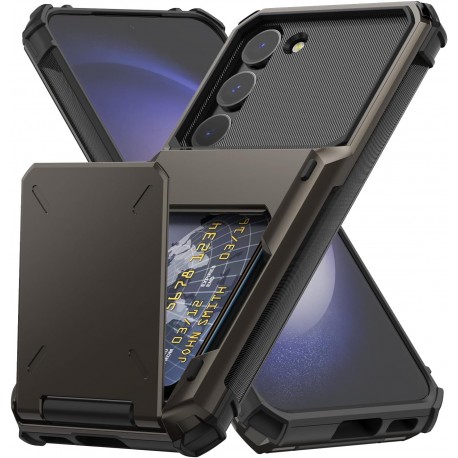 Samsung S23 Plus St&ouml;tt&aring;ligt Skal med Kortfack Void-Samsung S23 Plus-Shockproof.se