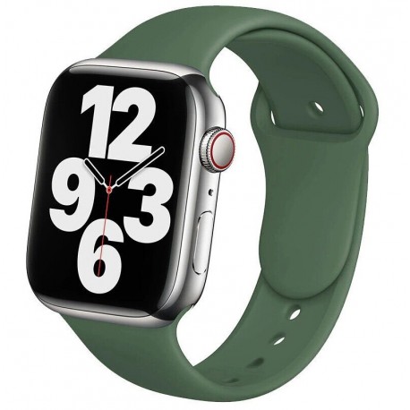 Apple Watch 38/40/41mm Slitstark Silikon Armband Walkr - Gr&ouml;n-Apple Watch 41mm -Shockproof.se