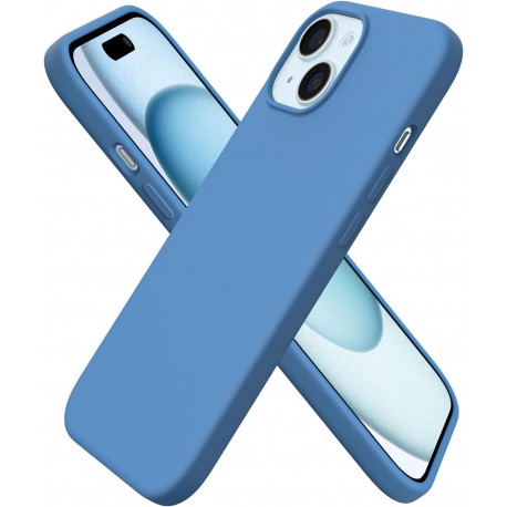 Gummibelagt St&ouml;tt&aring;ligt Skal iPhone 15 Plus - Bl&aring;-iPhone 15 Plus-Shockproof.se