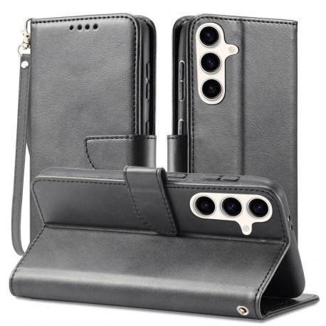 Pl&aring;nboksfodral Konstskinn 4-FACK Samsung A25 5G - Svart-Samsung A25 5G-Shockproof.se