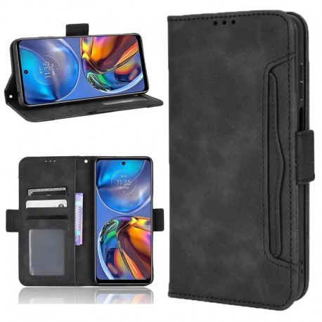 Motorola Moto G54 Pl&aring;nboksfodral PU-L&auml;der 6-FACK Winston V3-Motorola Moto G54-Shockproof.se