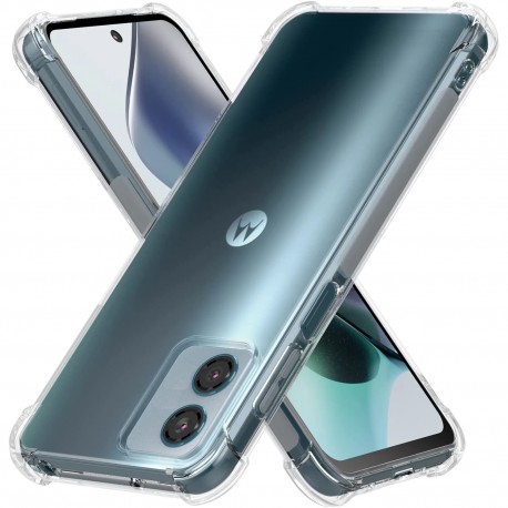 Motorola G04 / G24 St&ouml;tt&aring;ligt Skal med F&ouml;rst&auml;rkta H&ouml;rn-Motorola Moto G04-Shockproof.se